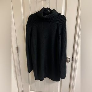 Black Turtleneck Sweater Dress